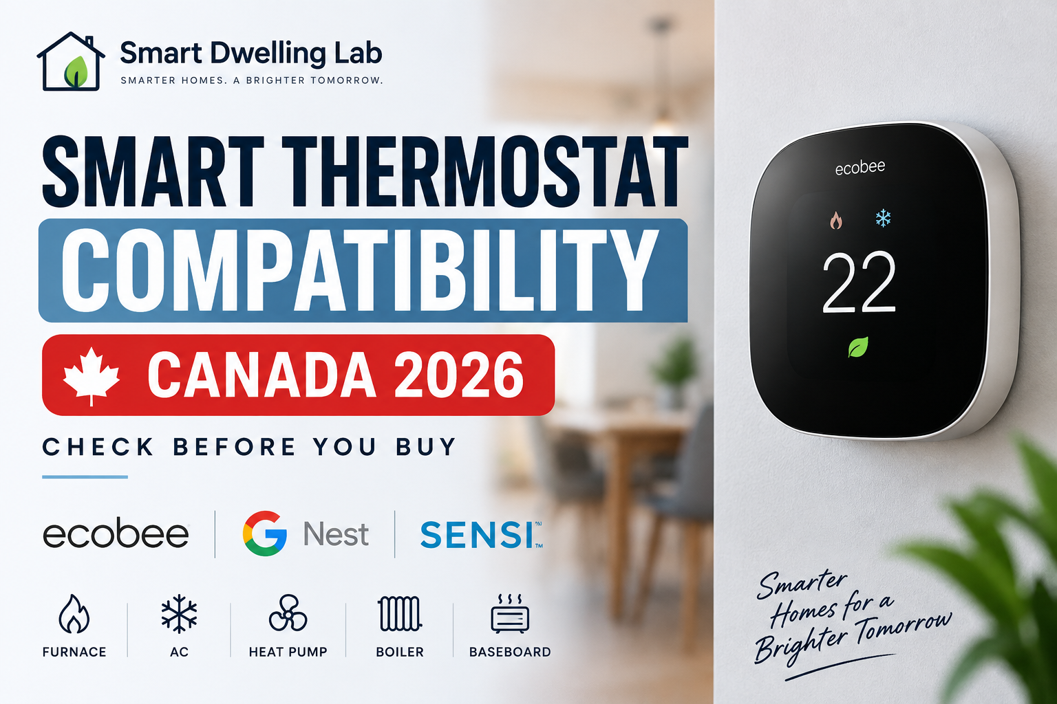 Smart Thermostat Compatibility Guide for Canadian Homes (2026)